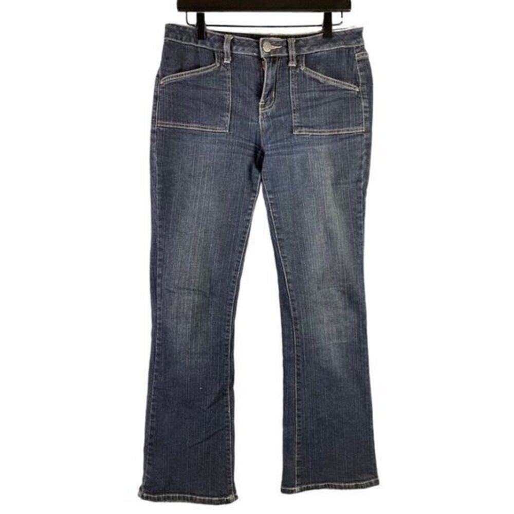 Fashion Bug Jeans Blue Size 5 Denim Bootcut Boot Cut Womens Stretch Mid Rise - Picture 2 of 12